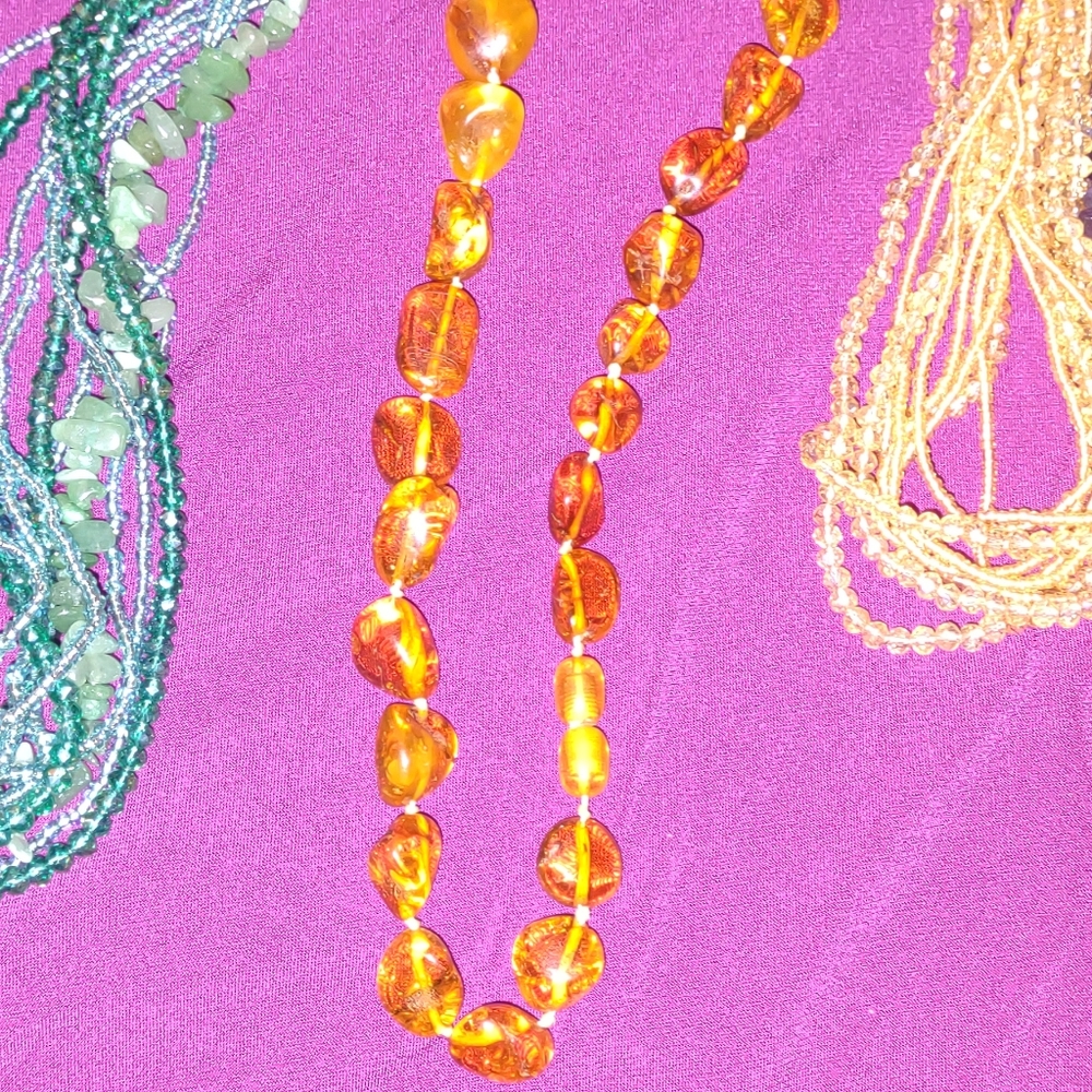 Crystal neckalces